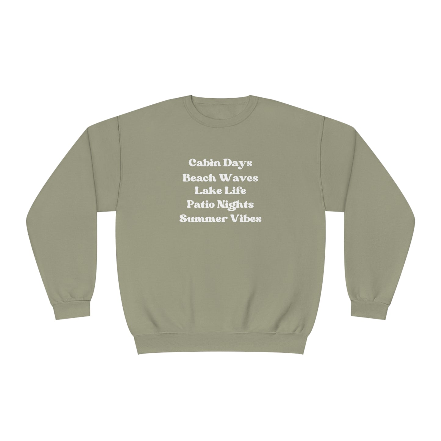 Summer Vibes Unisex Crewneck Sweatshirt