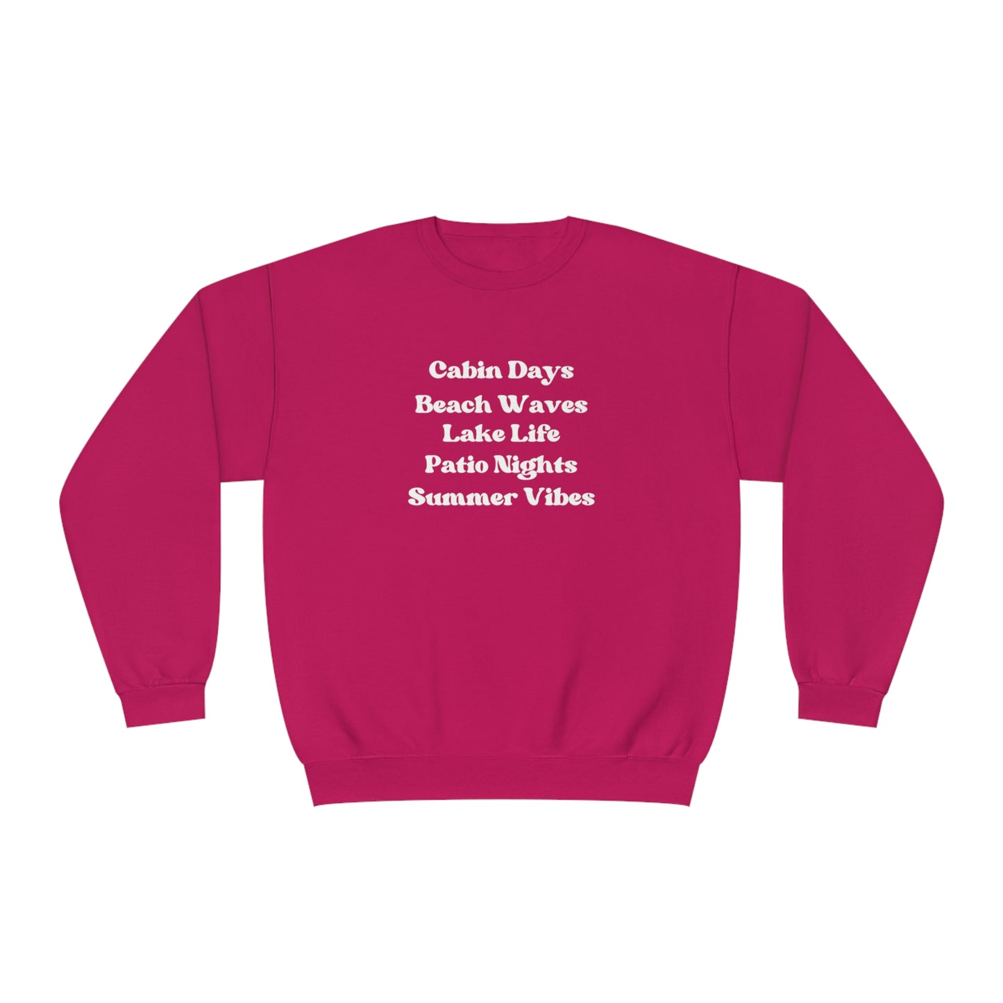 Summer Vibes Unisex Crewneck Sweatshirt