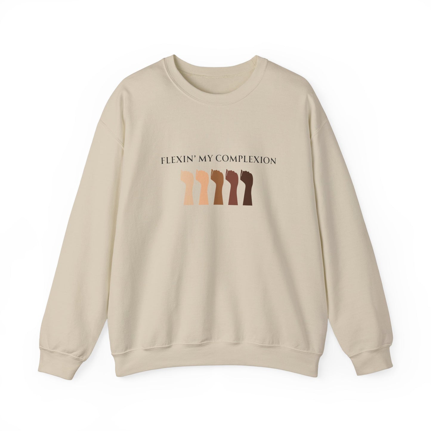 Flexin' My Complexion Unisex Crewneck Sweatshirt