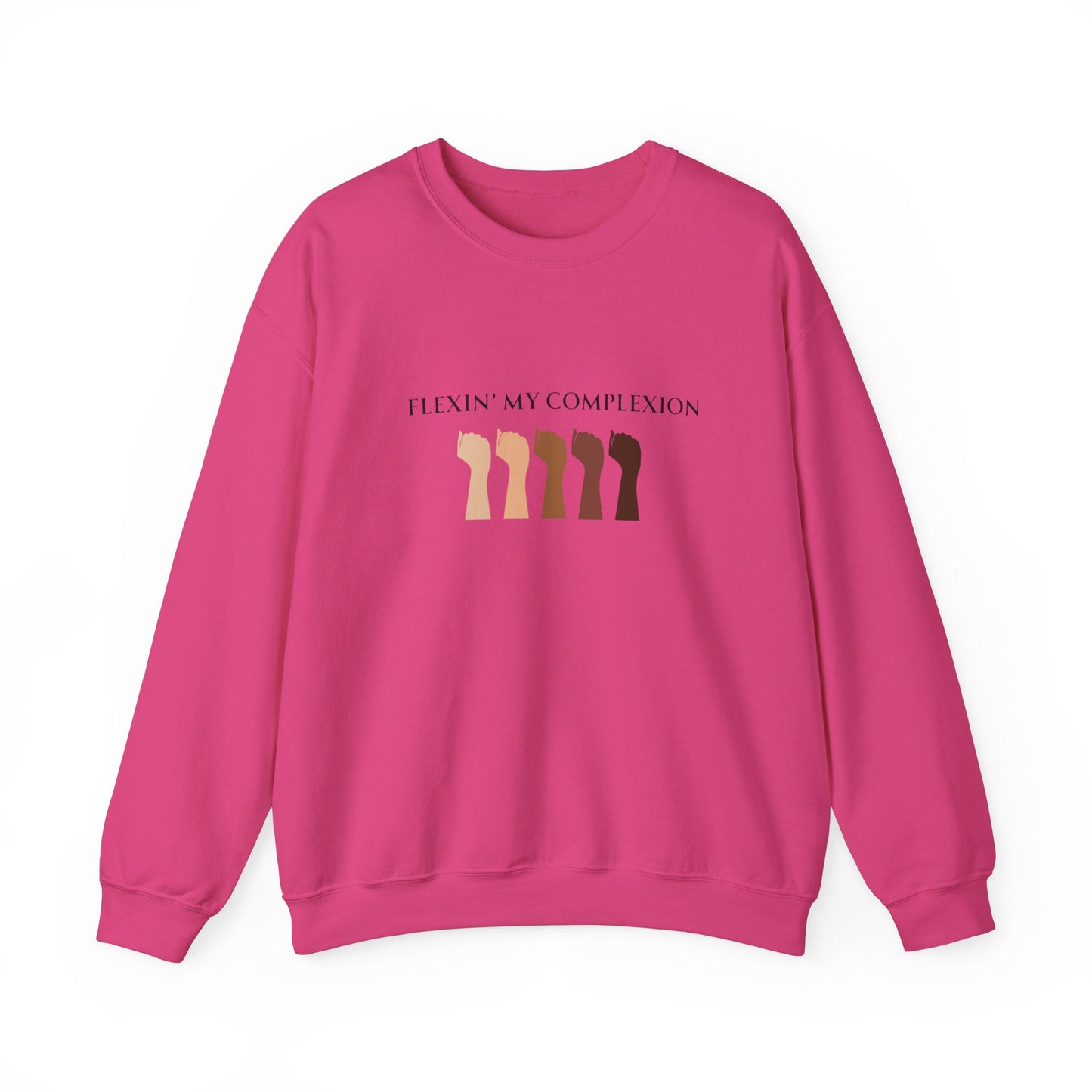 Flexin' My Complexion Unisex Crewneck Sweatshirt