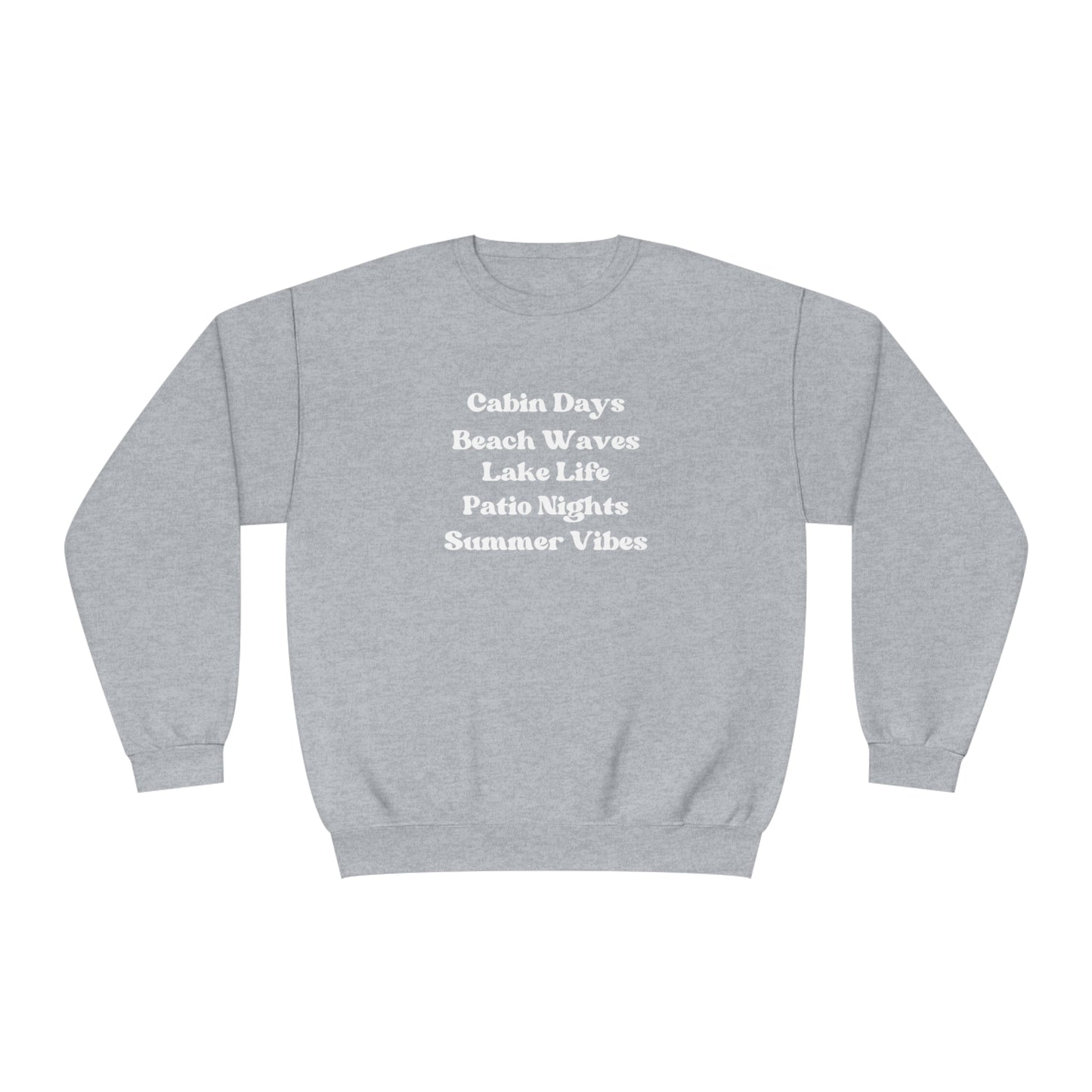 Summer Vibes Unisex Crewneck Sweatshirt