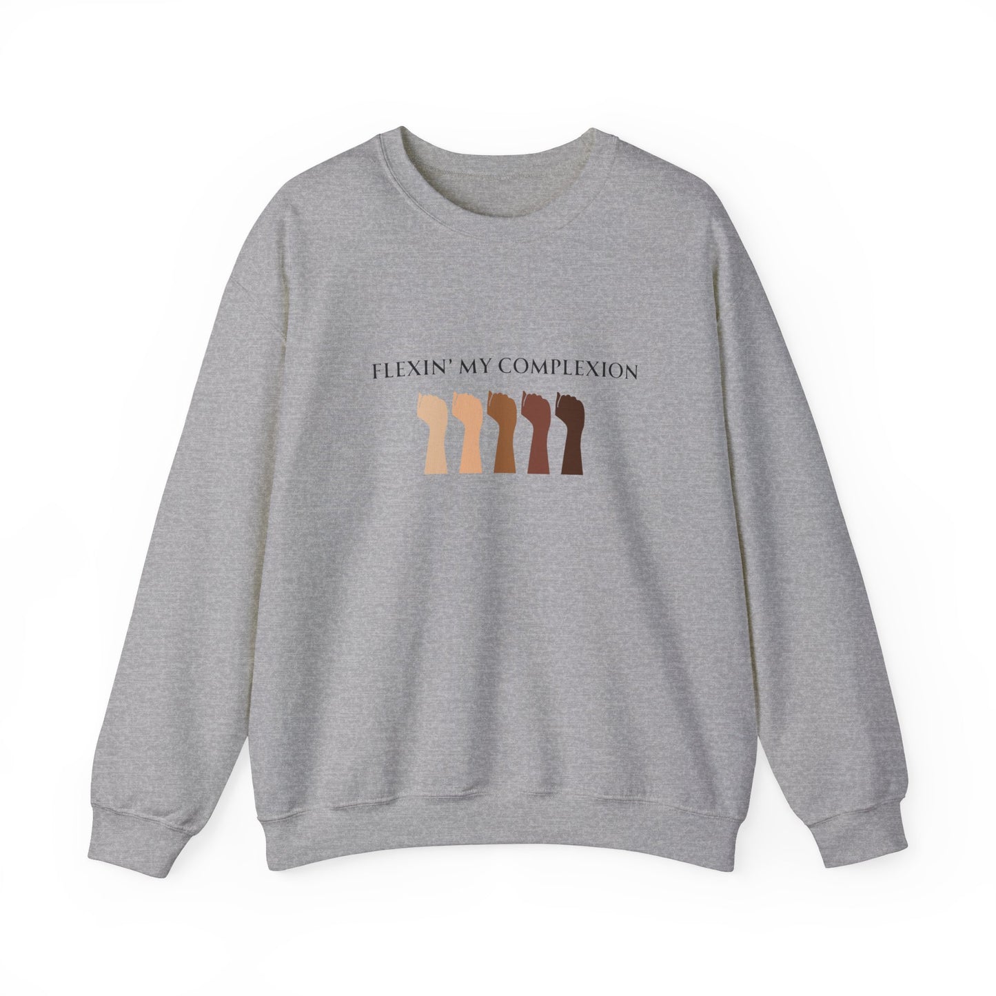 Flexin' My Complexion Unisex Crewneck Sweatshirt